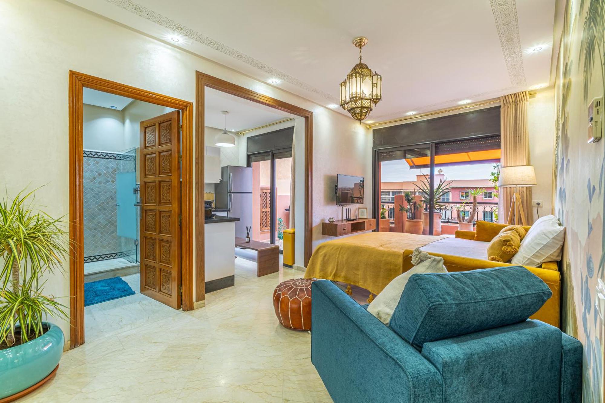 Le Jasmin - Appartement Authentique A Gueliz Marrakesh Esterno foto