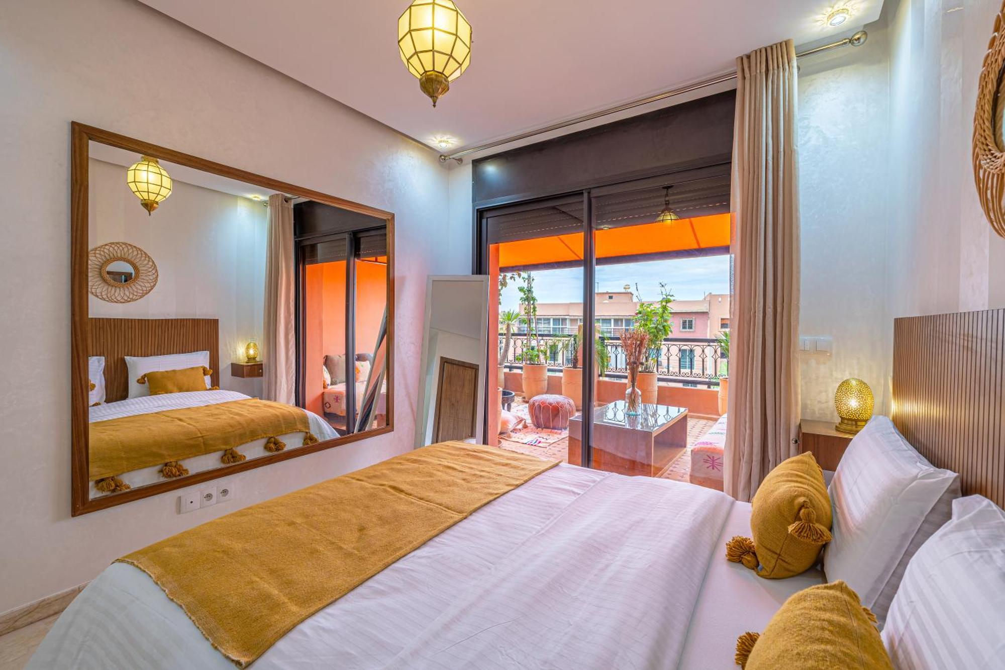 Le Jasmin - Appartement Authentique A Gueliz Marrakesh Esterno foto