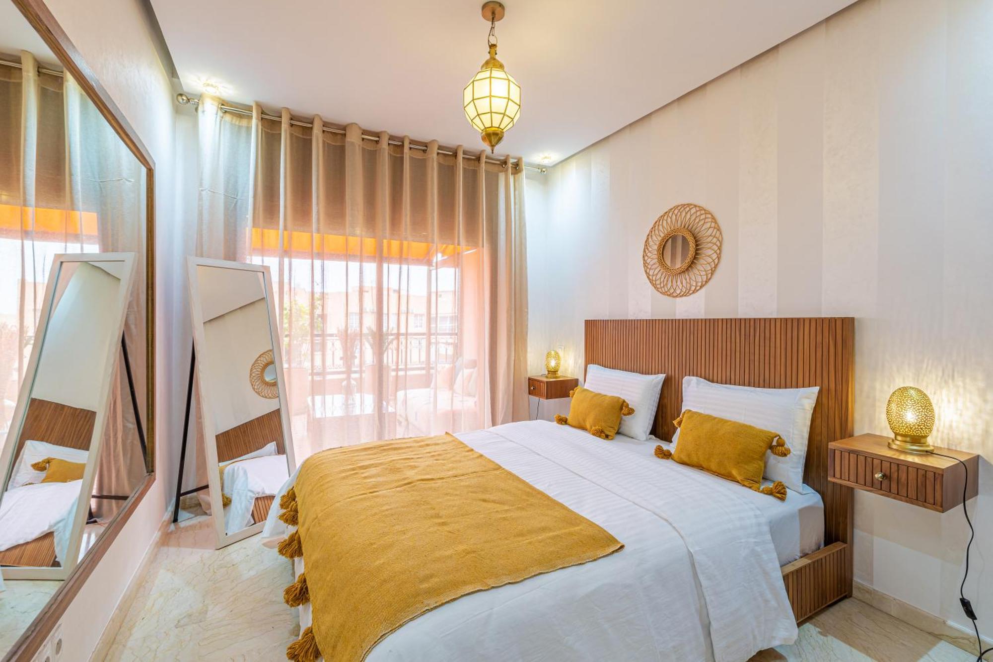 Le Jasmin - Appartement Authentique A Gueliz Marrakesh Esterno foto