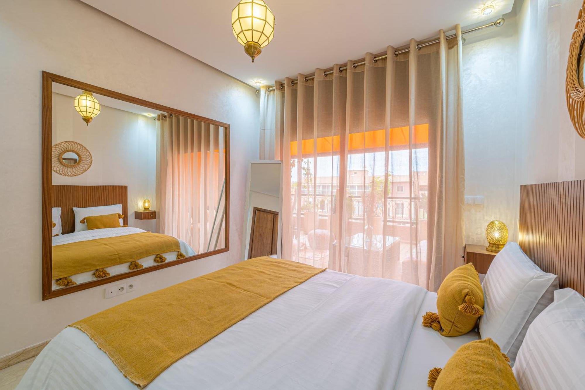 Le Jasmin - Appartement Authentique A Gueliz Marrakesh Esterno foto